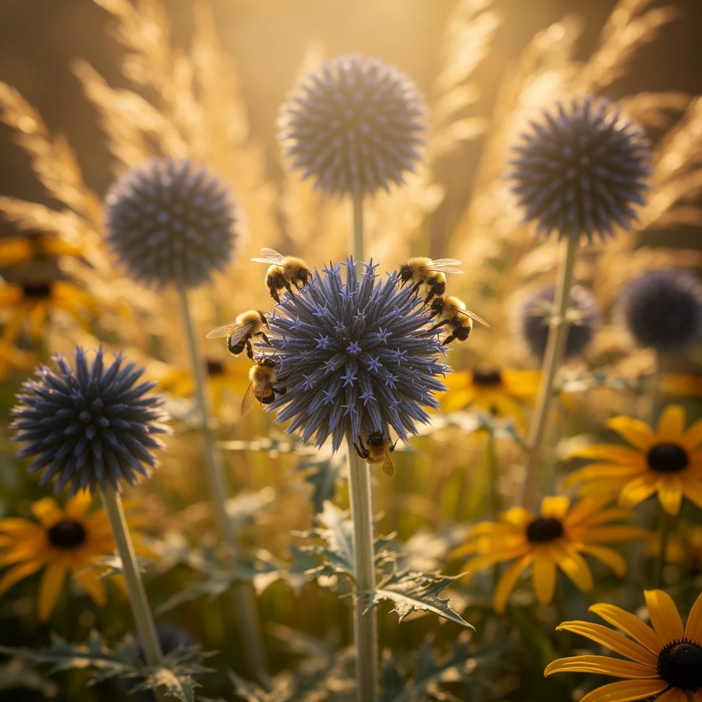 Globe Thistle — Echinops ritro 'Veitch's Blue'