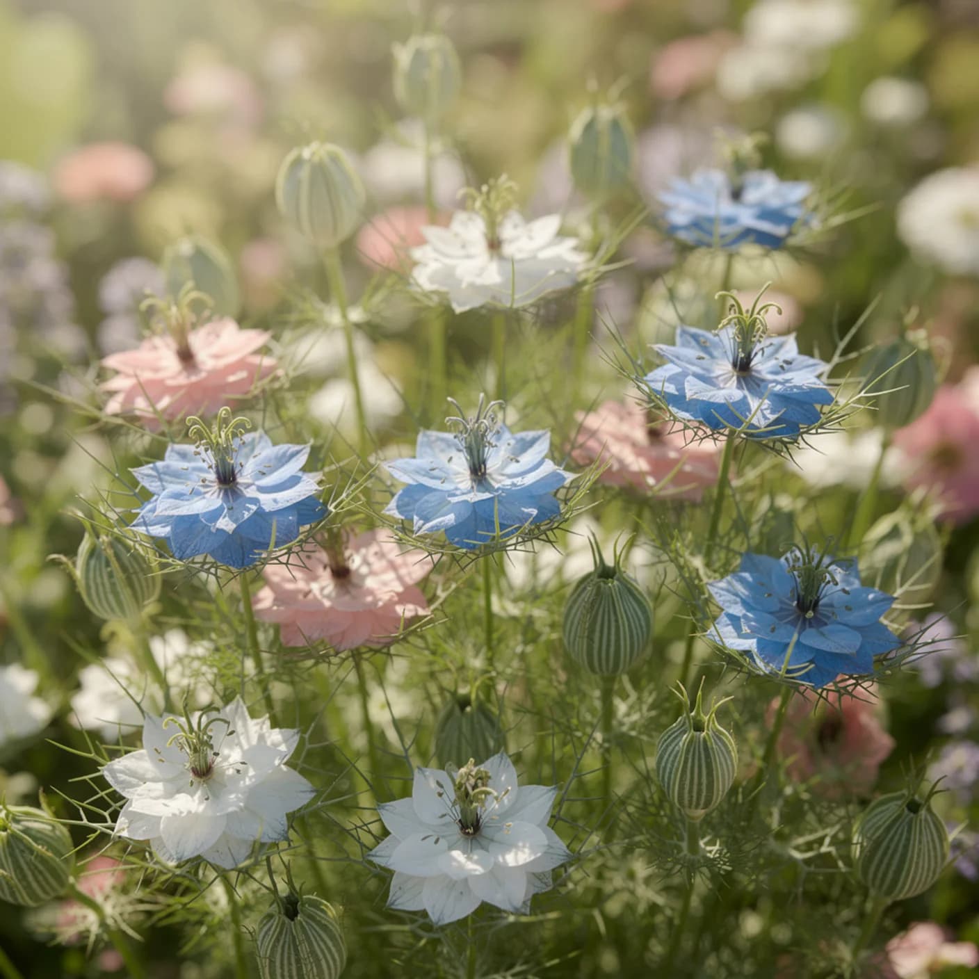 Love-in-a-Mist — Nigella damascena